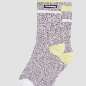 Dr. Martens Marl Organic Socks- Lilac Cotton Blend